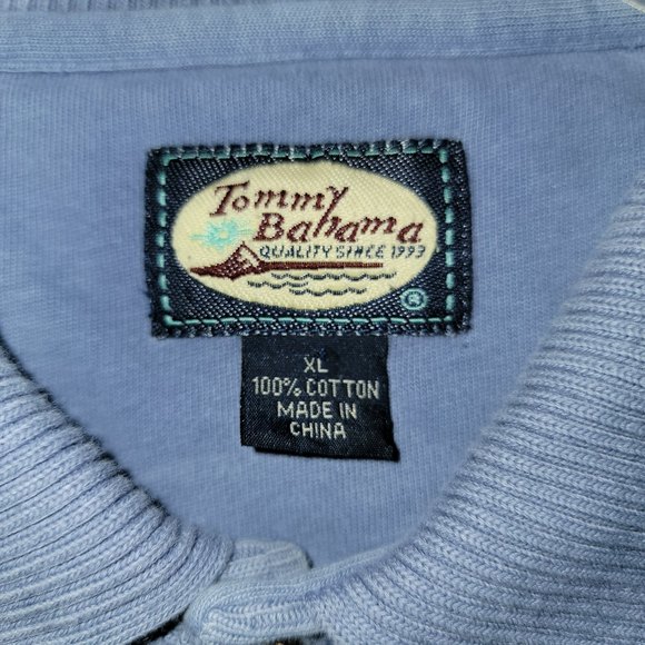 TOMMY BAHAMA MEN XL KINT SHORT SLEEVE POLO CASUAL SUMMER VACATION SHIRT - Picture 8 of 11